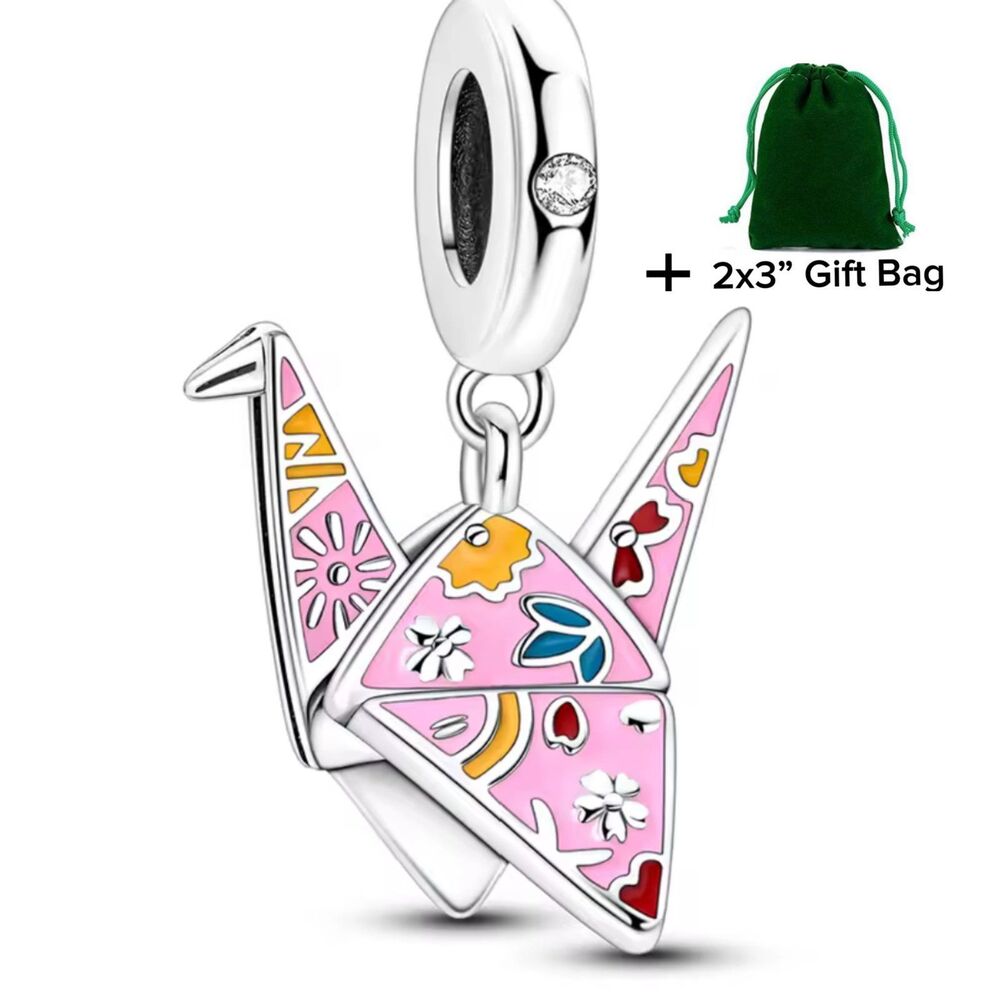 Origami Dangle Charm | 925 Silver | Brand New